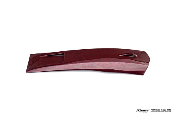 Ferrari F8 Tributo & Spider 2020 2021 2022 2023 with Aftermarket Parts - Roof Scoop Dry Pre-preg Carbon Fiber / FRP from CMST Tuning