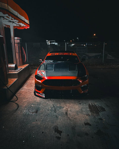 CMST Tuning V1 Vented Hood for Ford Mustang GT 5.0 Mach1 Bullitt S550.2 Carbon Fiber/FRP