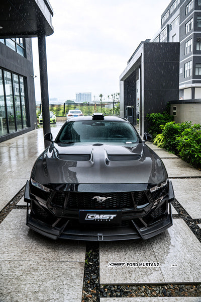 Ford Mustang S650 GT 2024-ON with Aftermarket Parts - Front Canards Carbon Fiber / FRP from CMST Tuning