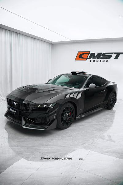 Ford Mustang S650 GT 2024-ON with Aftermarket Parts - Front Canards Carbon Fiber / FRP from CMST Tuning