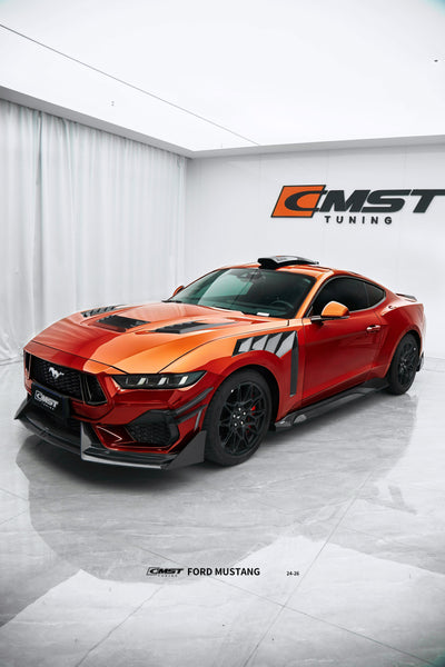 Ford Mustang S650 GT 2024-ON with Aftermarket Parts - Front Canards Carbon Fiber / FRP from CMST Tuning