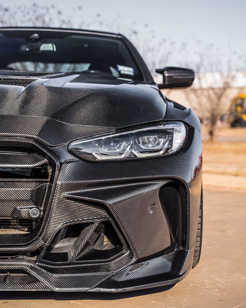 BMW M4 / M4C / M4CS G82 G83 2021-ON with Aftermarket Parts - Front Fenders Carbon Fiber / FRP from CMST Tuning