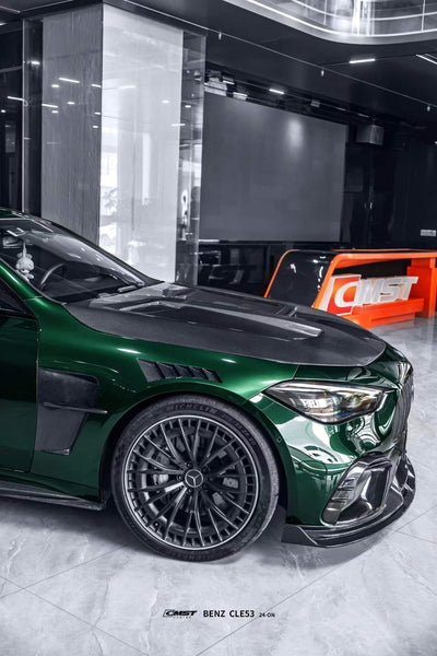 Mercedes Benz CLE-Class AMG CLE 53 / 450 / 300 C236 A236 2024-ON with Aftermarket Parts - Front Fenders Dry Pre-preg Carbon Fiber / FRP from CMST Tuning