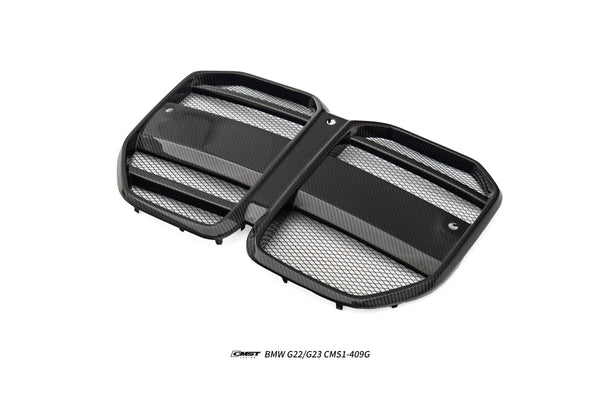 BMW 4 Series M440 430 G22 G23 2020-ON with Aftermarket Parts - Front Grill Dry Pre-preg Carbon Fiber / FRP from CMST Tuning