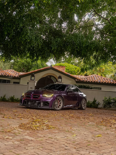 BMW M2 / M2C G87 2023 2024 with Aftermarket Parts - Front Lip Carbon Fiber from CMST Tuning