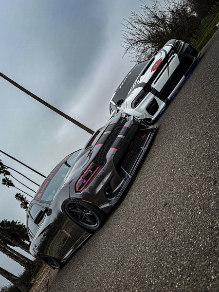 Dodge Charger 2015 Scat Pack & 2016 Scat Pack, Hellcat & 2017 R/T, Daytona, Scat Pack, Hellcat & 2018 GT, R/T, Daytona, Scat Pack, Hellcatwith & 2019 GT, R/T, Scat Pack, Hellcat & 2020 GT, R/T, Scat Pack, Hellcat & 2021 GT, R/T, Scat Pack & 2022-2023 GT, R/T, Scat Pack Non-widebody Aftermarket Parts - Front Lip Carbon Fiber from CMST Tuning