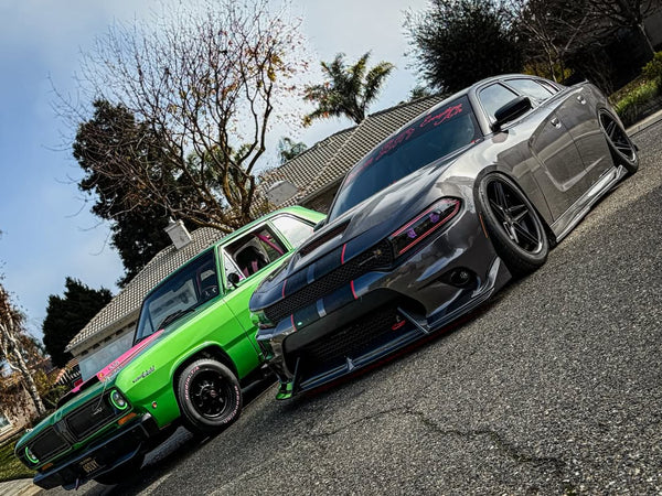 Dodge Charger 2015 Scat Pack & 2016 Scat Pack, Hellcat & 2017 R/T, Daytona, Scat Pack, Hellcat & 2018 GT, R/T, Daytona, Scat Pack, Hellcatwith & 2019 GT, R/T, Scat Pack, Hellcat & 2020 GT, R/T, Scat Pack, Hellcat & 2021 GT, R/T, Scat Pack & 2022-2023 GT, R/T, Scat Pack Non-widebody Aftermarket Parts - Front Lip Carbon Fiber from CMST Tuning