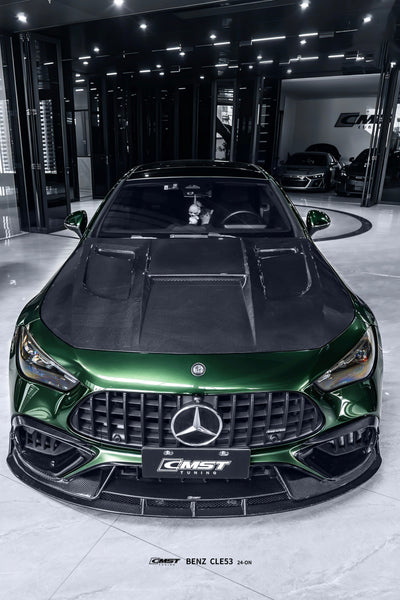 Mercedes Benz CLE-Class AMG CLE 53 / 450 / 300 C236 A236 2024-ON with Aftermarket Parts - Front Intake Vents Trim Dry Pre-preg Carbon Fiber / FRP from CMST Tuning