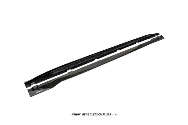 Mercedes Benz CLE-Class AMG CLE 53 / 450 / 300 C236 A236 2024-ON with Aftermarket Parts - Side Skirts Dry Pre-preg Carbon Fiber / FRP from CMST Tuning