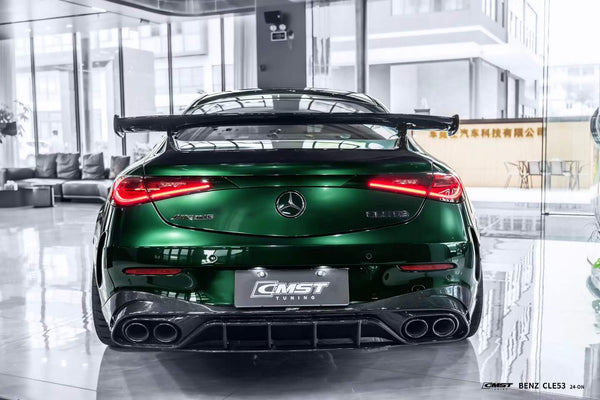 Mercedes Benz CLE-Class AMG CLE 53 C236 A236 2024-ON with Aftermarket Parts - Rear Diffuser Dry Pre-preg Carbon Fiber / FRP from CMST Tuning