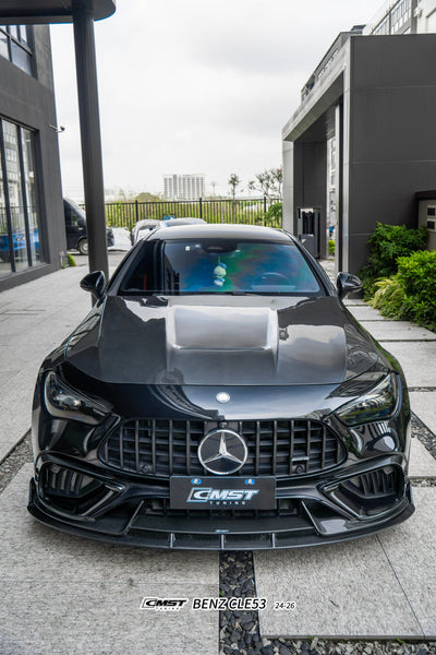 Mercedes Benz CLE-Class AMG CLE 53 / 450 / 300 C236 A236 2024-ON with Aftermarket Parts - Front Intake Vents Trim Dry Pre-preg Carbon Fiber / FRP from CMST Tuning