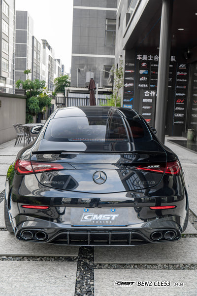 Mercedes Benz CLE-Class AMG CLE 53 C236 A236 2024-ON with Aftermarket Parts - Rear Diffuser Dry Pre-preg Carbon Fiber / FRP from CMST Tuning
