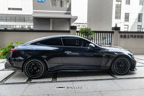 Mercedes Benz CLE-Class AMG CLE 53 / 450 / 300 C236 A236 2024-ON with Aftermarket Parts - Side Skirts Dry Pre-preg Carbon Fiber / FRP from CMST Tuning