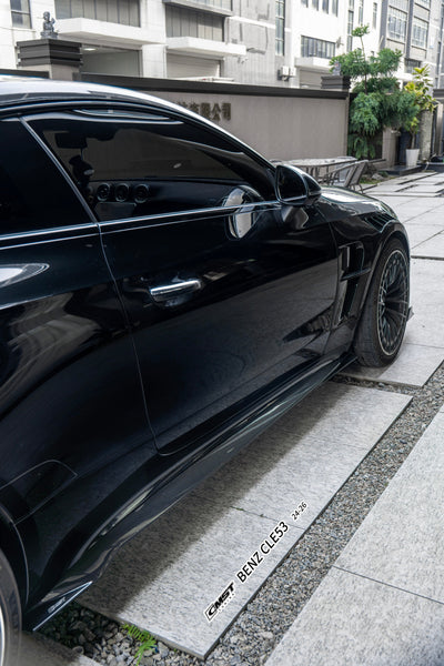 Mercedes Benz CLE-Class AMG CLE 53 / 450 / 300 C236 A236 2024-ON with Aftermarket Parts - Side Skirts Dry Pre-preg Carbon Fiber / FRP from CMST Tuning