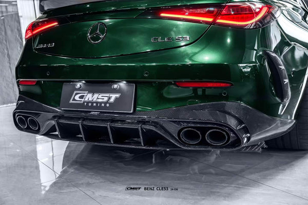 Mercedes Benz CLE-Class AMG CLE 53 C236 A236 2024-ON with Aftermarket Parts - Rear Diffuser Dry Pre-preg Carbon Fiber / FRP from CMST Tuning