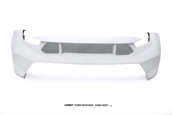 Ford Mustang S650 2.3 Ecoboost 5.0 GT Dark Horse 2024-ON with Aftermarket Parts - GTD Style Front Bumper & Lip Carbon Fiber / FRP from CMST Tuning