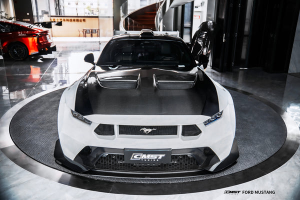 Ford Mustang S650 2.3 Ecoboost 5.0 GT Dark Horse 2024-ON with Aftermarket Parts - GTD Style Full Complete Kit Carbon Fiber / FRP from CMST Tuning