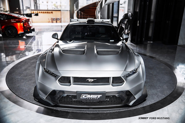 Ford Mustang S650 2.3 Ecoboost 5.0 GT Dark Horse 2024-ON with Aftermarket Parts - GTD Style Full Complete Kit Carbon Fiber / FRP from CMST Tuning