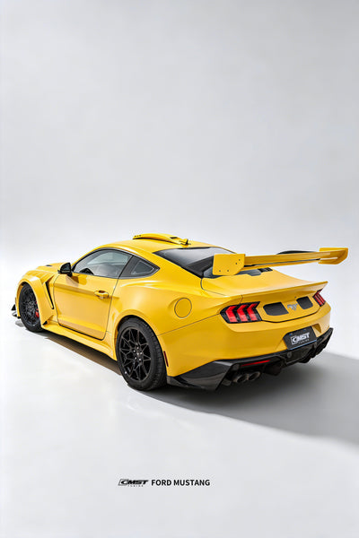 Ford Mustang S650 2.3 Ecoboost 5.0 GT Dark Horse 2024-ON with Aftermarket Parts - GTD Style Full Complete Kit Carbon Fiber / FRP from CMST Tuning