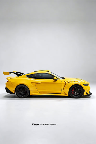 Ford Mustang S650 2.3 Ecoboost 5.0 GT Dark Horse 2024-ON with Aftermarket Parts - GTD Style Full Complete Kit Carbon Fiber / FRP from CMST Tuning