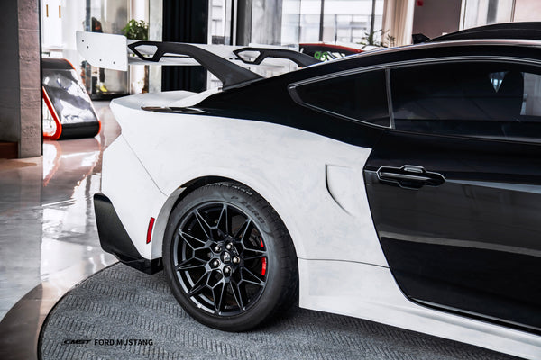 Ford Mustang S650 2.3 Ecoboost 5.0 GT Dark Horse 2024-ON with Aftermarket Parts - GTD Style Full Complete Kit Carbon Fiber / FRP from CMST Tuning