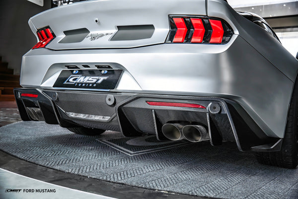 Ford Mustang S650 2.3 Ecoboost 5.0 GT Dark Horse 2024-ON with Aftermarket Parts - GTD Style Full Complete Kit Carbon Fiber / FRP from CMST Tuning