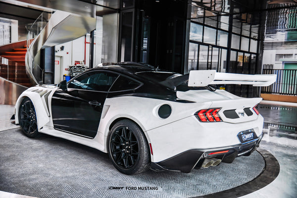 Ford Mustang S650 2.3 Ecoboost 5.0 GT Dark Horse 2024-ON with Aftermarket Parts - GTD Style Full Complete Kit Carbon Fiber / FRP from CMST Tuning