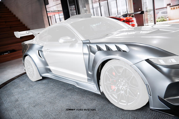 Ford Mustang S650 2.3 Ecoboost 5.0 GT Dark Horse 2024-ON with Aftermarket Parts - GTD Style Full Complete Kit Carbon Fiber / FRP from CMST Tuning
