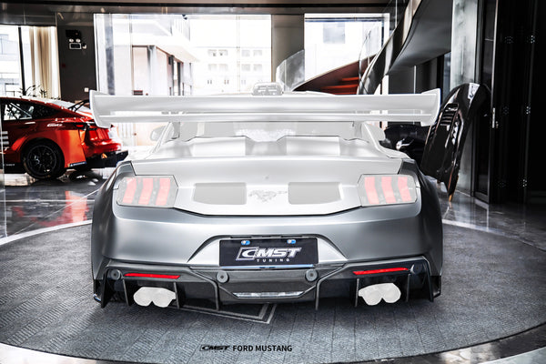 Ford Mustang S650 2.3 Ecoboost 5.0 GT Dark Horse 2024-ON with Aftermarket Parts - GTD Style Full Complete Kit Carbon Fiber / FRP from CMST Tuning