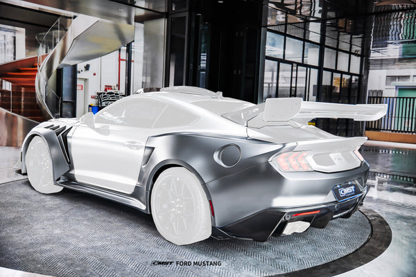 Ford Mustang S650 2.3 Ecoboost 5.0 GT Dark Horse 2024-ON with Aftermarket Parts - GTD Style Full Complete Kit Carbon Fiber / FRP from CMST Tuning