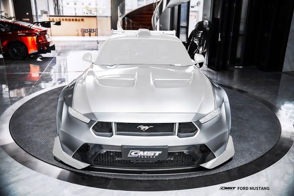 Ford Mustang S650 2.3 Ecoboost 5.0 GT Dark Horse 2024-ON with Aftermarket Parts - GTD Style Full Complete Kit Carbon Fiber / FRP from CMST Tuning
