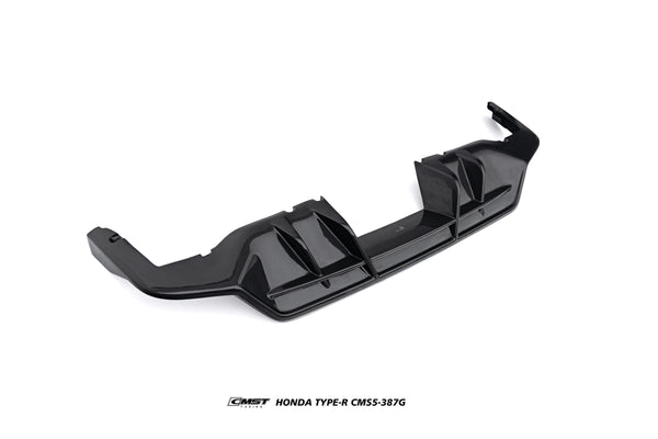 Honda Civic Type-R FL5 2023-ON with Aftermarket Parts - V2 Rear Diffuser Dry Pre-preg Carbon Fiber / FRP from CMST Tuning