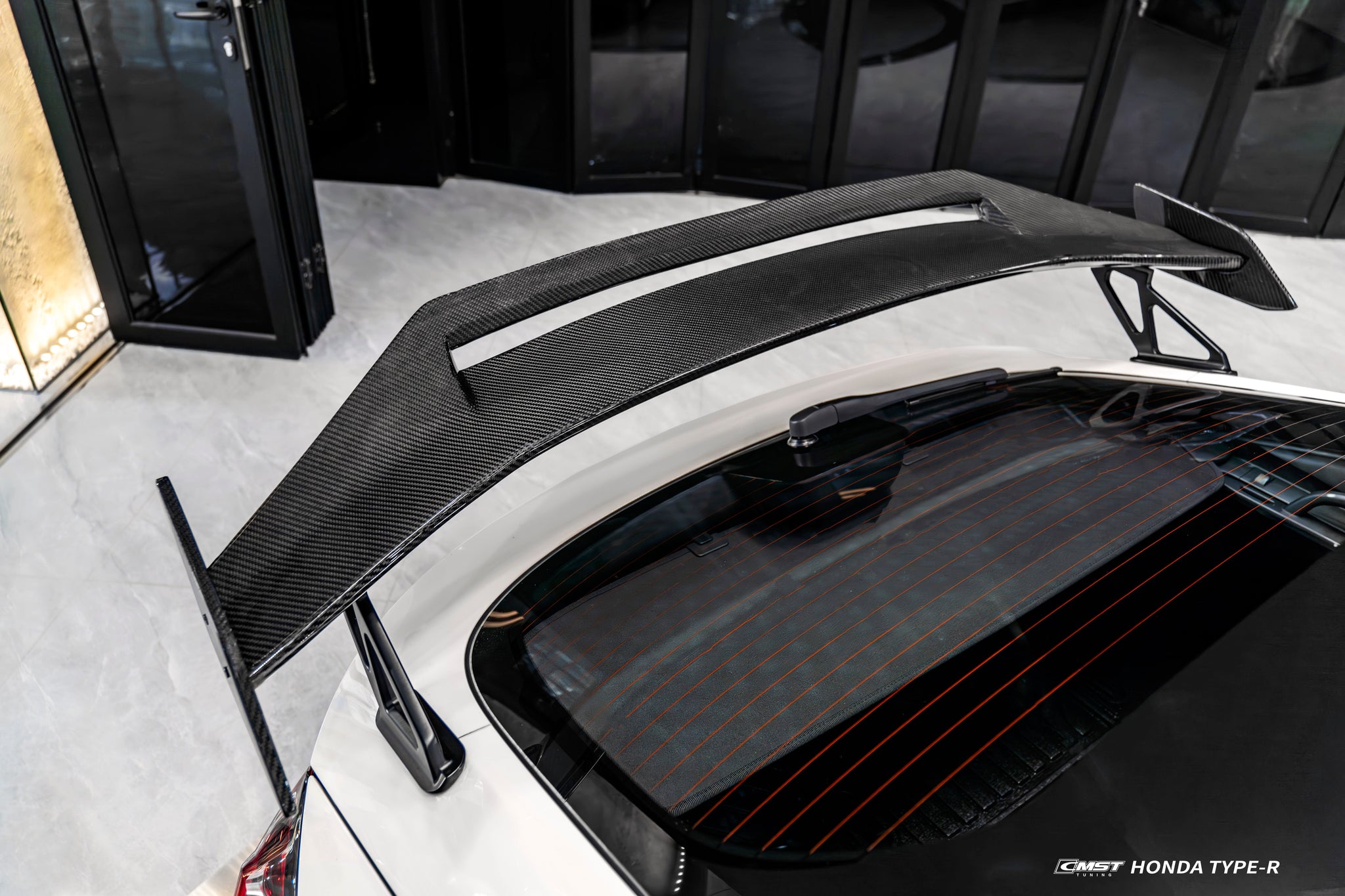 Honda Civic Type-R FL5 Aftermarket Parts CMST Tuning Rear Spoiler Dry ...
