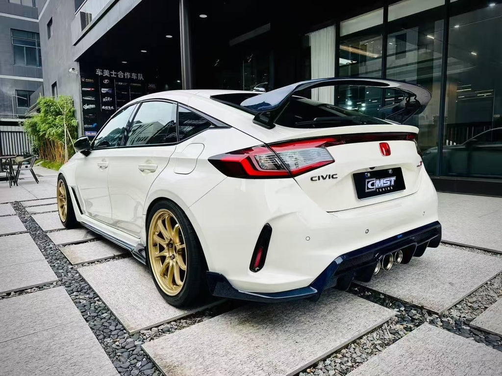 Fl5 Rear Honda Civic Type-R FL5 Aftermarket Parts CMST Tuning Rear Spoiler Wing ...