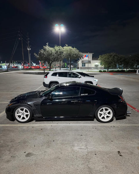 Infiniti G37 G37x IPL Anniversary Journey Sport X Base 2008 2009 2010 2011 2012 2013 & Q60 Journey Sport S Base 2014 2015 with Aftermarket Parts - Hood Bonnet Carbon Fiber / FRP from CMST Tuning