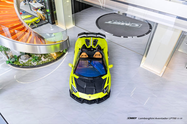 Lamborghini Aventador Base LP700 LP720 S LP740 SV LP750 Ultimate LP780 SVJ LP770 2012 2013 2014 2015 2016 2017 2018 2019 2020 2021 2022 2023 with Aftermarket Parts - Front Bumper Carbon Fiber / FRP from CMST Tuning