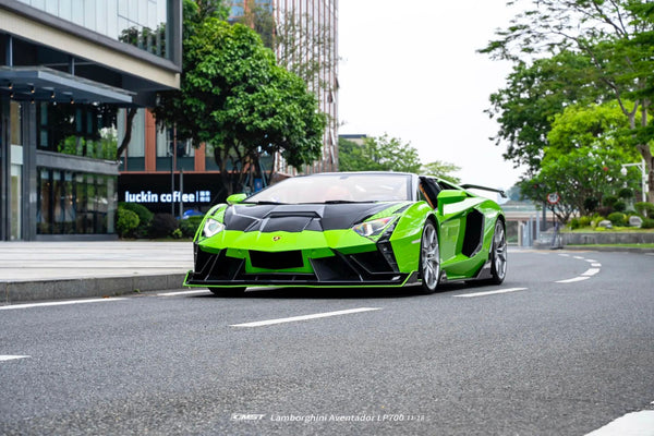 Lamborghini Aventador Base LP700 LP720 S LP740 SV LP750 Ultimate LP780 SVJ LP770 2012 2013 2014 2015 2016 2017 2018 2019 2020 2021 2022 2023 with Aftermarket Parts - Side Skirts Carbon Fiber / FRP from CMST Tuning