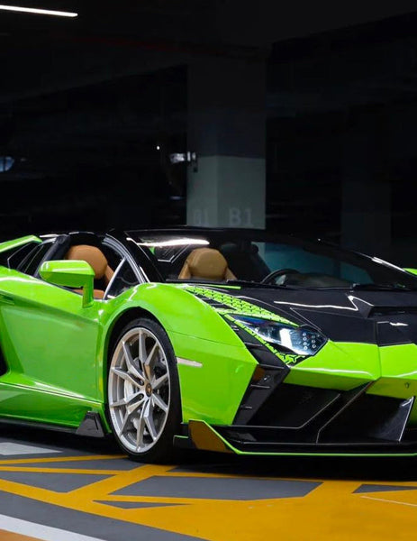 Lamborghini Aventador Base LP700 LP720 S LP740 SV LP750 Ultimate LP780 SVJ LP770 2012 2013 2014 2015 2016 2017 2018 2019 2020 2021 2022 2023 with Aftermarket Parts - Front Fender Carbon Fiber / FRP from CMST Tuning
