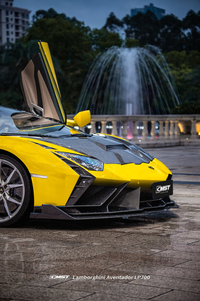 Lamborghini Aventador Base LP700 LP720 S LP740 SV LP750 Ultimate LP780 SVJ LP770 2012 2013 2014 2015 2016 2017 2018 2019 2020 2021 2022 2023 with Aftermarket Parts - Front Fender Carbon Fiber / FRP from CMST Tuning