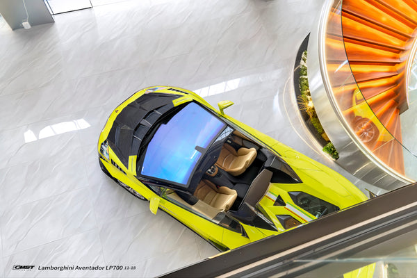 Lamborghini Aventador Base LP700 LP720 S LP740 SV LP750 Ultimate LP780 SVJ LP770 2012 2013 2014 2015 2016 2017 2018 2019 2020 2021 2022 2023 with Aftermarket Parts - V1 Hood Carbon Fiber / FRP from CMST Tuning