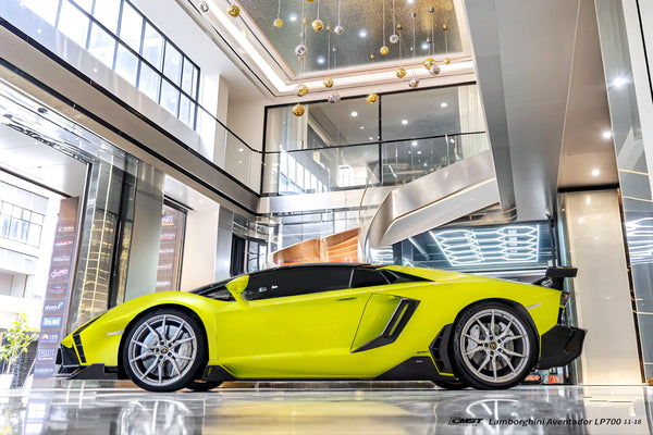 Lamborghini Aventador Base LP700 LP720 S LP740 SV LP750 Ultimate LP780 SVJ LP770 2012 2013 2014 2015 2016 2017 2018 2019 2020 2021 2022 2023 with Aftermarket Parts - Side Skirts Carbon Fiber / FRP from CMST Tuning