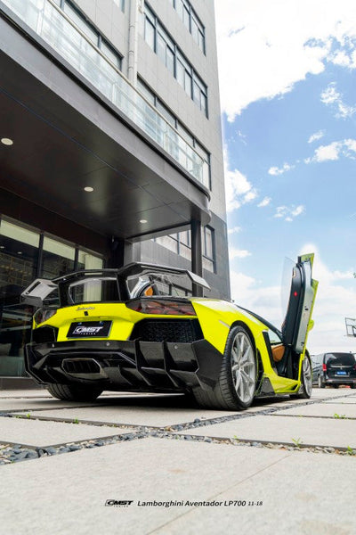 Lamborghini Aventador Base LP700 LP720 S LP740 Ultimate LP780 2012 2013 2014 2015 2016 2017 2018 2019 2020 2021 2022 2023 with Aftermarket Parts - Rear Spoiler Wing Carbon Fiber / FRP from CMST Tuning