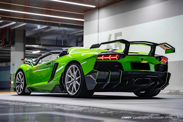 Lamborghini Aventador Base LP700 LP720 S LP740 Ultimate LP780 2012 2013 2014 2015 2016 2017 2018 2019 2020 2021 2022 2023 with Aftermarket Parts - Rear Spoiler Wing Carbon Fiber / FRP from CMST Tuning