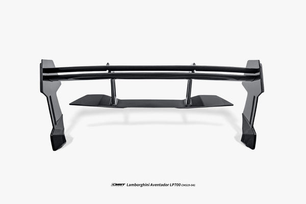 Lamborghini Aventador Base LP700 LP720 S LP740 Ultimate LP780 2012 2013 2014 2015 2016 2017 2018 2019 2020 2021 2022 2023 with Aftermarket Parts - V2 Rear Spoiler Wing Dry Pre-preg Carbon Fiber / FRP from CMST Tuning