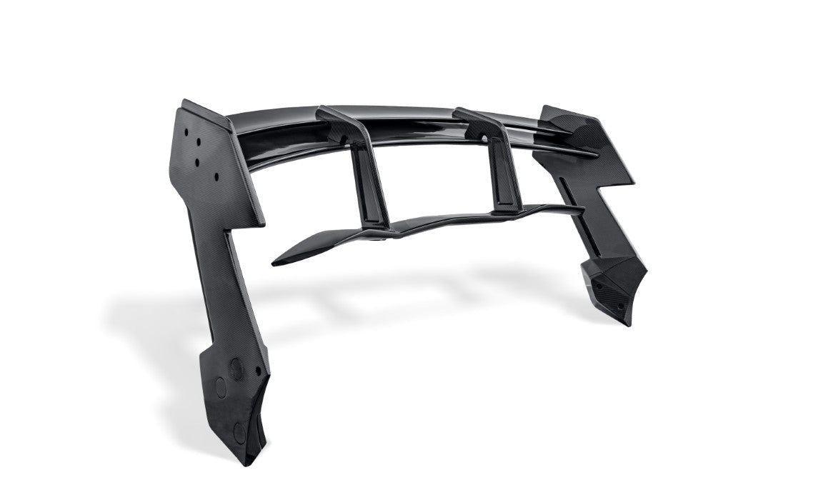 Lamborghini Aventador Base LP700 LP720 S LP740 Ultimate LP780 2012 2013 2014 2015 2016 2017 2018 2019 2020 2021 2022 2023 with Aftermarket Parts - V2 Rear Spoiler Wing Dry Pre-preg Carbon Fiber / FRP from CMST Tuning