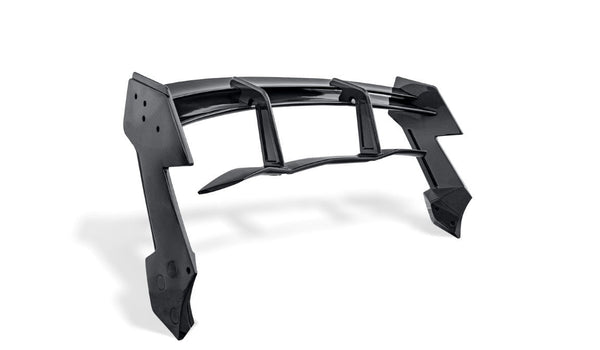 Lamborghini Aventador Base LP700 LP720 S LP740 Ultimate LP780 2012 2013 2014 2015 2016 2017 2018 2019 2020 2021 2022 2023 with Aftermarket Parts - V2 Rear Spoiler Wing Dry Pre-preg Carbon Fiber / FRP from CMST Tuning