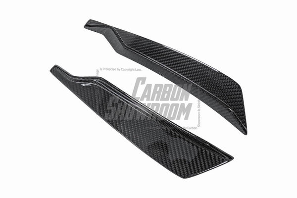 Lamborghini Huracan LP580 LP610 Evo RWD AWD Tecnica Performante 2015 2016 2017 2018 2019 2020 2021 2022 2023 2024 with Aftermarket Parts - Front Canards Dry Pre-preg Carbon Fiber / FRP from CMST Tuning