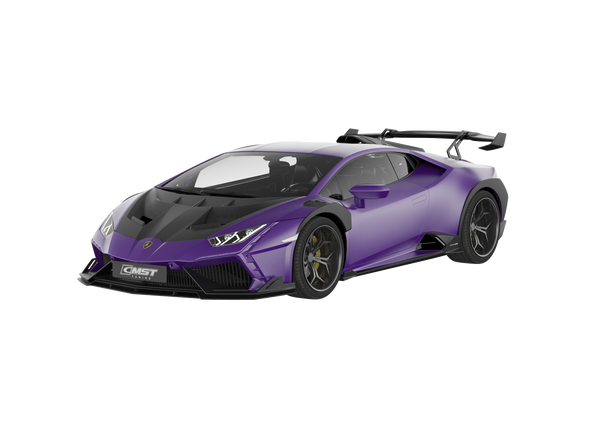 Lamborghini Huracan LP580 LP610 Evo RWD AWD Tecnica Performante 2015 2016 2017 2018 2019 2020 2021 2022 2023 2024 with Aftermarket Parts - Widebody Front Wheel Arches & Widebody Rear Quarter Panel Flares Pre-preg Carbon Fiber / FRP from CMST Tuning