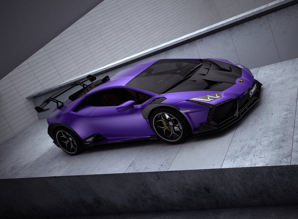 Lamborghini Huracan LP580 LP610 Evo RWD AWD Tecnica Performante 2015 2016 2017 2018 2019 2020 2021 2022 2023 2024 with Aftermarket Parts - Side Skirts Pre-preg Carbon Fiber / FRP from CMST Tuning