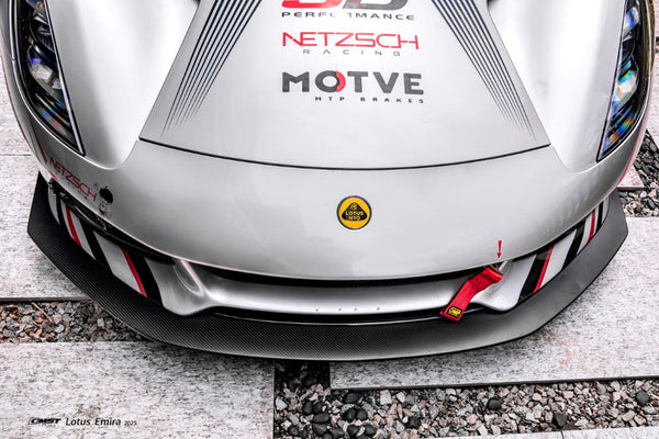 Lotus Emira 3.6 V6 2.0 Four-cylinder 2022-ON with Aftermarket Parts - High Down Force Version Front Lip Dry Pre-preg Carbon Fiber / FRP
